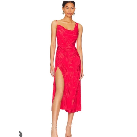 NEW For Love & Lemons Ilana Midi Dress 🌸 Wedding Guest 🌸 - Picture 3 of 5